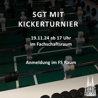 Kickerturnier SGT 19.11.24